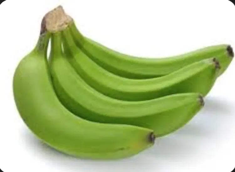 A Bunch of Unripe Plantain