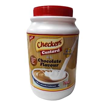 checkers custard (chocolate flavor 4-1)