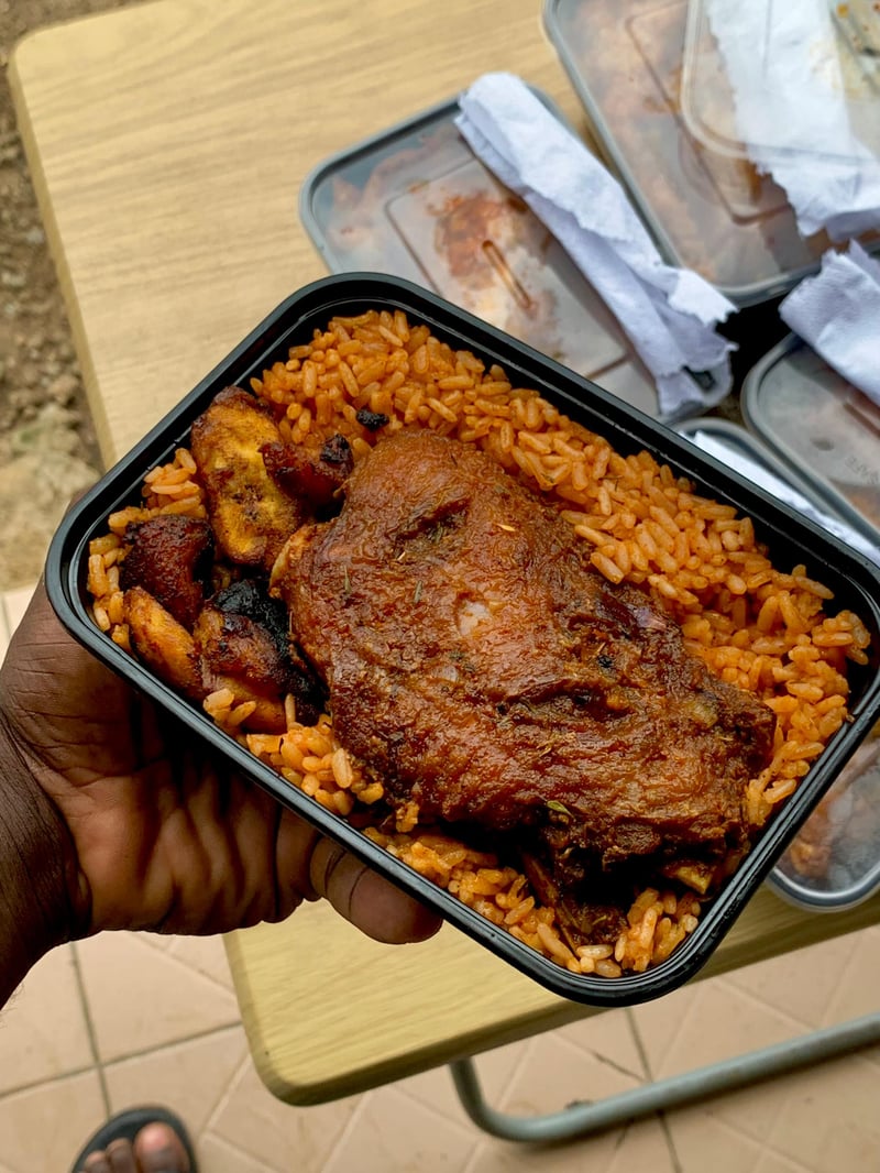Deluxe Jollof Rice and Medium Turkey